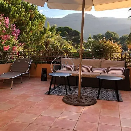 T3 De Standing Avec Grande Terrasse Vue Colline דירה בורם-לה-מימוזה